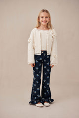 KIDS DAHLIE CARDIGAN SET - OFF WHITE