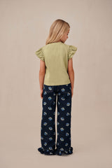 KIDS MADELINE TOP - LIGHT PASTURE