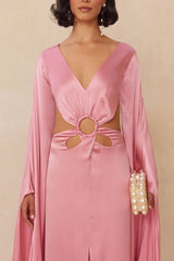 JASMIN GOWN - SHELL PINK