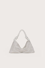 HERA NANO RHINESTONE SHOULDER BAG - CLEAR