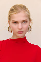 AUDRINA EARRING - PEARLIZED IVORY