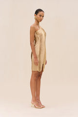 MARA DRESS - LIGHT GOLD