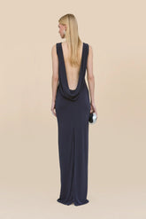 BASHA GOWN - DEEP LAKE