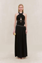 AKSHARA GOWN - BLACK