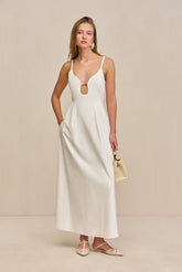 ELLARIA DRESS - OFF WHITE