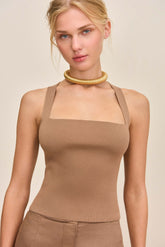 CRAWFORD KNIT TOP - MONTE