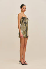 BEBE DRESS - PORTRAIT MULTI