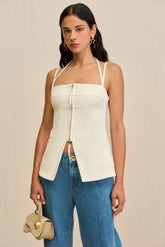 KATELLA TOP - OFF WHITE