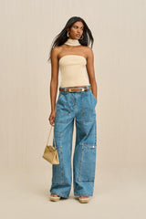 WYNN PANT - MEDIUM STONE WASH