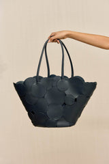 JAYLEEN TOTE BAG - DEEP LAKE