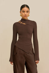 TAYLA KNIT TOP - LUWAK
