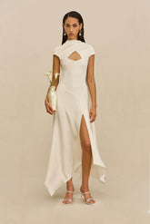 CECILY DRESS - OFF WHITE
