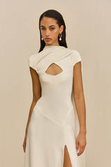 CECILY DRESS - OFF WHITE