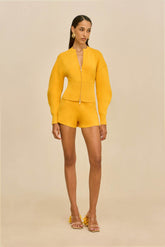 ACE KNIT SHORT - MARIGOLD