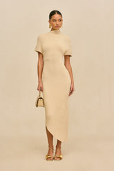 CHRYSTA KNIT DRESS - BEACH