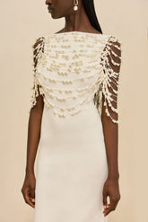 MERI KNIT DRESS - OFF WHITE