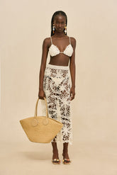 AMINA CROCHET SKIRT - WHITE