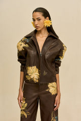 MATTHIEU LEATHER JACKET - LUWAK
