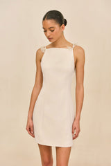 TARA DRESS - OFF WHITE