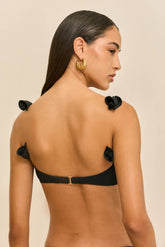 MAEVA BIKINI TOP - BLACK