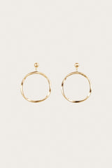SERENA EARRING - BRUSHED BRASS