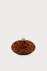 EVIANA CLUTCH - CARAMEL TORTOISE