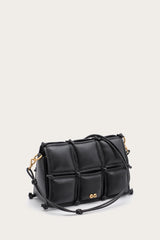 GAIA'S PUFF CROSSBODY BAG - BLACK