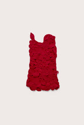 KIDS MEIRA DRESS - MERLOT