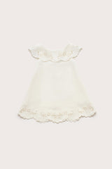 KIDS FRIDLI DRESS - OFF WHITE