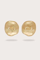 IZARA XL EARRING - BRUSHED BRASS