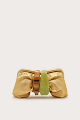 JULITA CONVERTIBLE CLUTCH - BRASS