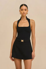 LAKSHMI KNIT TOP - BLACK