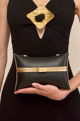 OLEA CLUTCH - BLACK