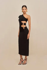 LURENZ KNIT DRESS - BLACK