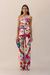 STACIE PANT - FLORAL ROSETTE