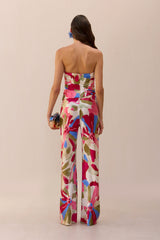 KRISHA TOP - FLORAL ROSETTE
