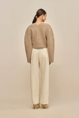 MAYALU CARDIGAN - BEACH MELANGE