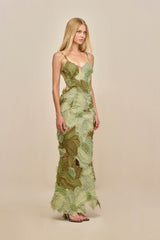 ALBA GOWN - CEDAR MULTI