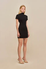 LUKA KNIT DRESS - BLACK