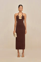 VALMA KNIT DRESS - JAVA