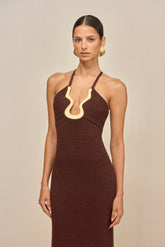 VALMA KNIT DRESS - JAVA