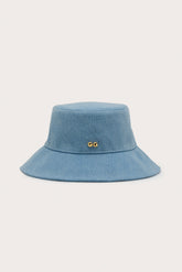 MADDIE DENIM HAT - VINTAGE BLUE