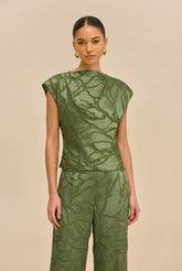MONETTE TOP - DEEP PASTURE