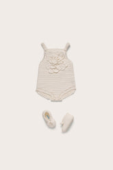 BABY SHAH JUMPSUIT SET - OFF WHITE