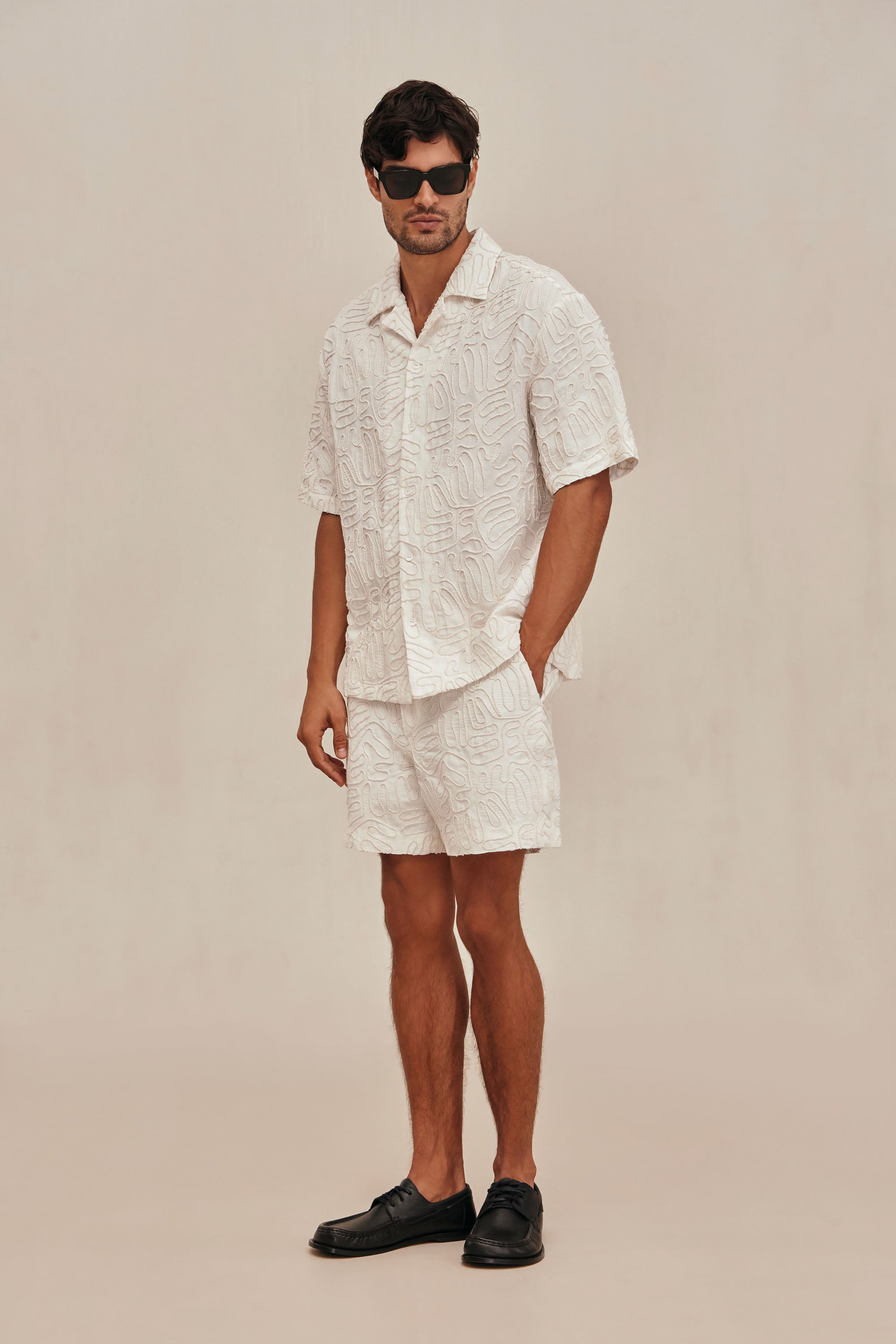 RYAN SHIRT - OFF WHITE MULTI