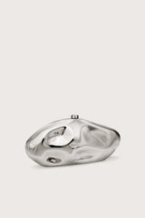 CALDERA CLUTCH - SHINY SILVER