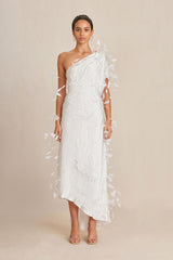 HALLE DRESS - OFF WHITE
