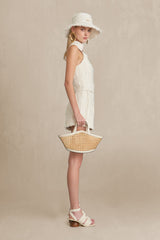 OLGA SHORT - OFF WHITE MULTI