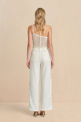 NAZANIN CROCHET TOP - OFF WHITE