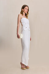 OMID SKIRT - OFF WHITE